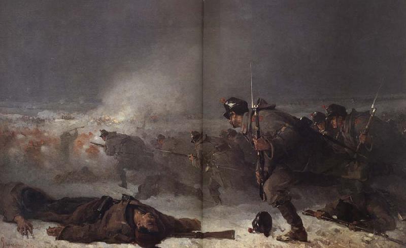 Nicolae Grigorescu The Attack of Smardan oil painting picture